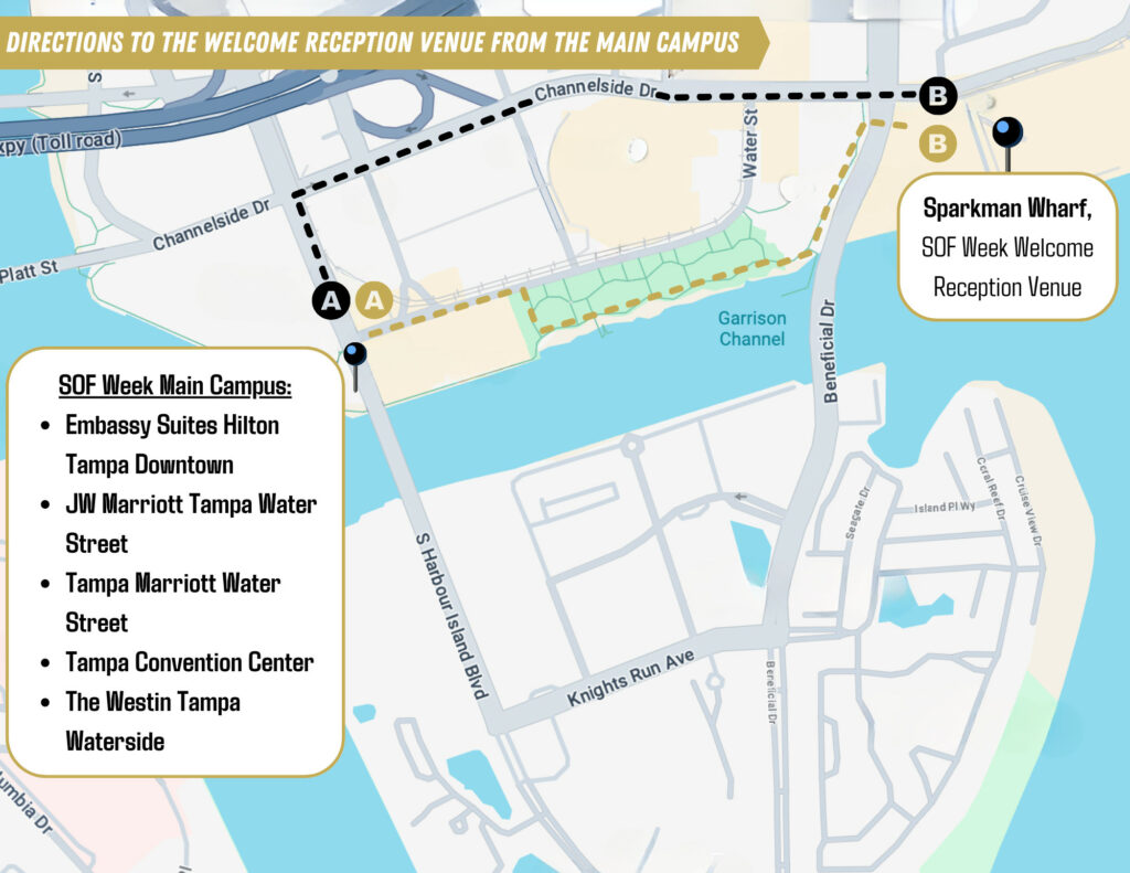 SOF Week Walking Directions