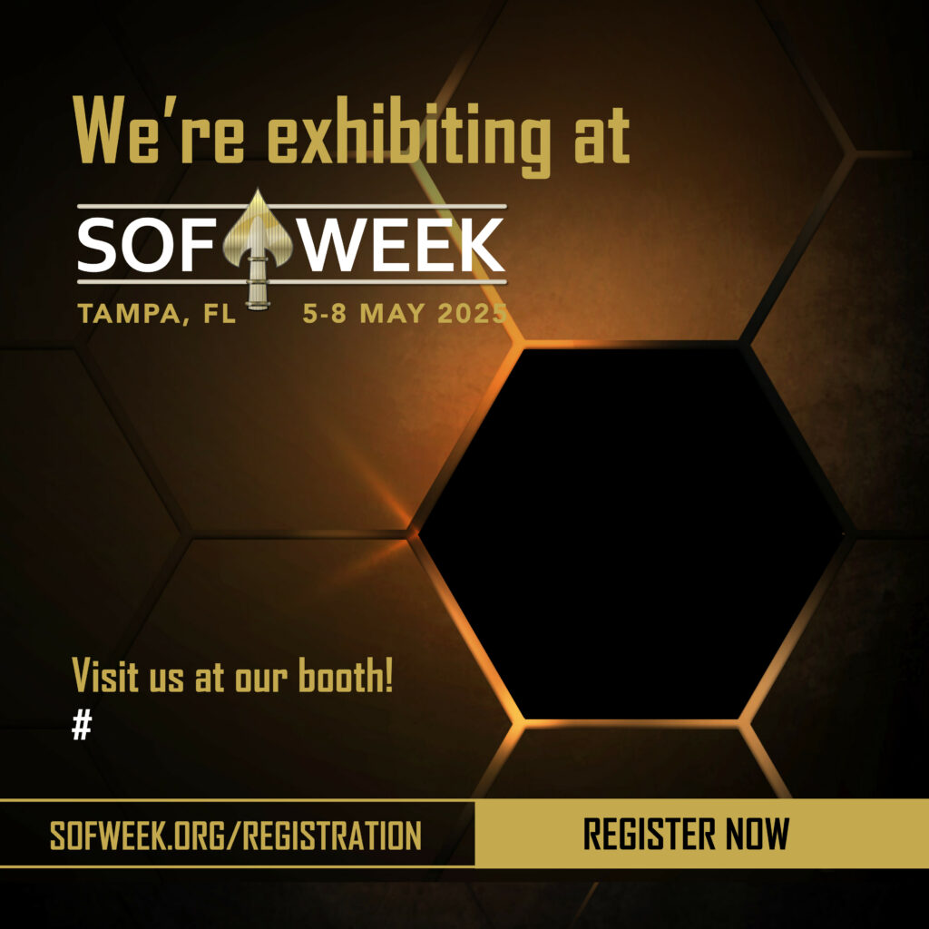 black, we’re exhibiting, logo