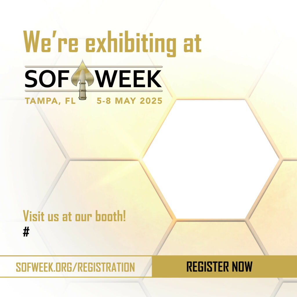 white, we’re exhibiting, logo