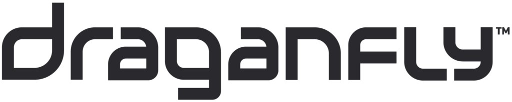 draganfly logo monochromatic transparent