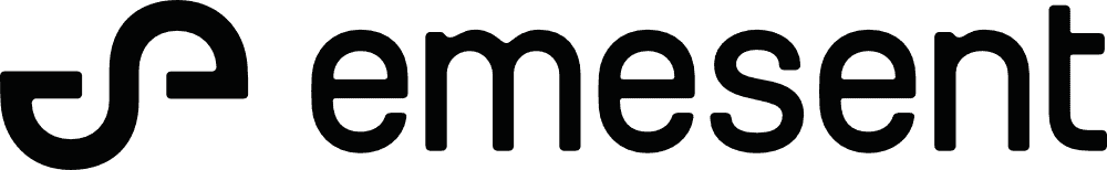 emesent brandmark horizontal black