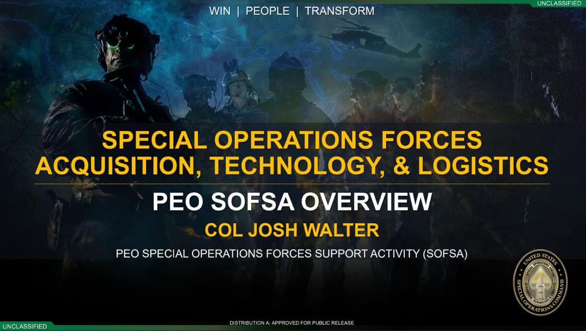 COVER PHOTO Tues_TCC_PEO SOFSA_Overview_COL_Walter