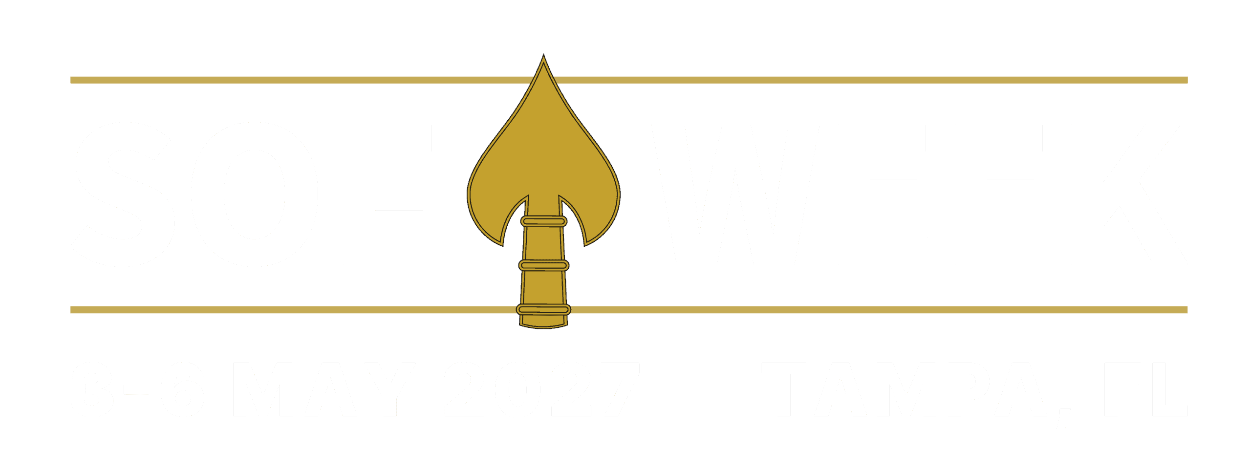 sof week 2027 logo dates location white and gold (1)